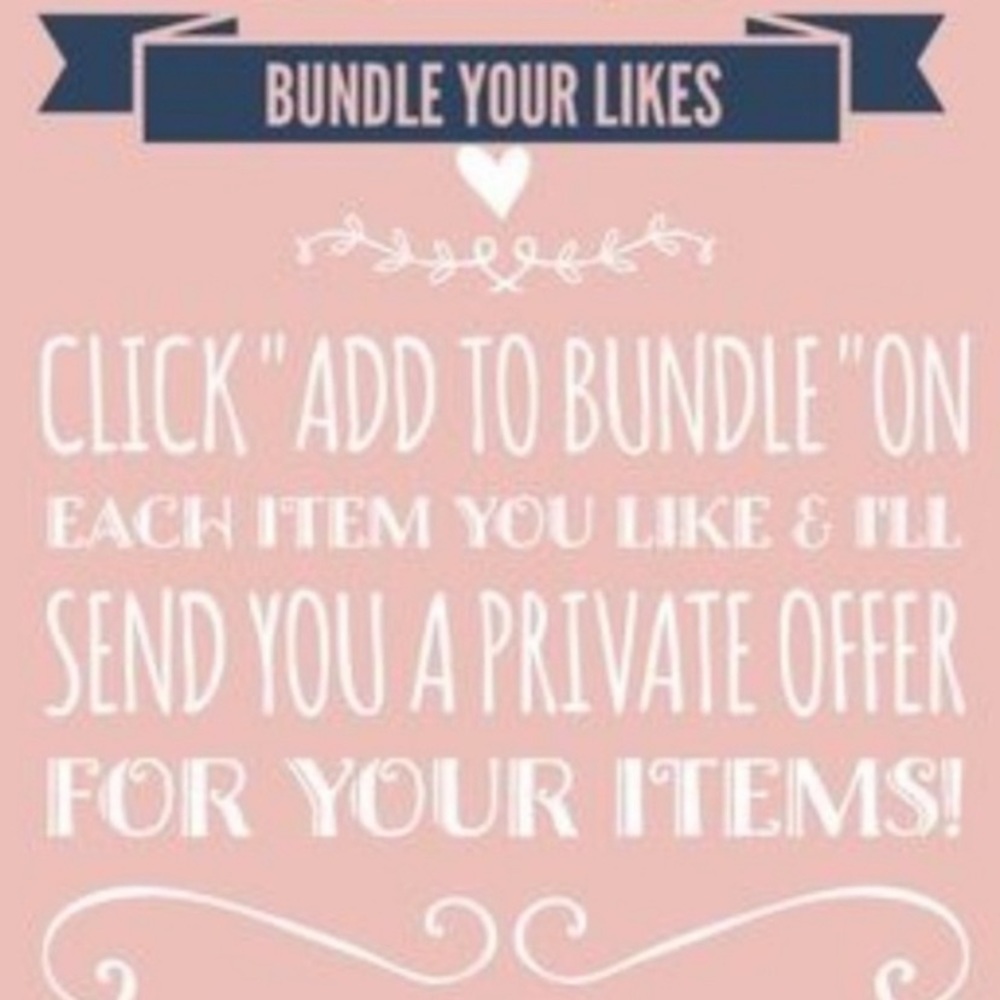 Bundle and I’ll give you the best deal possible!